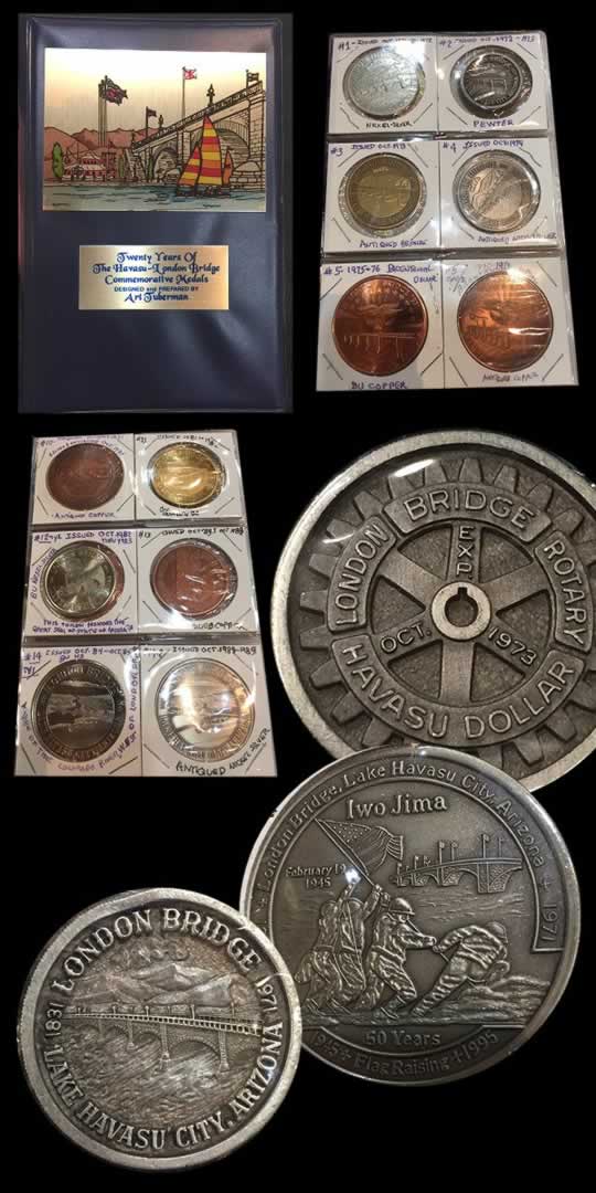 item628_A Complete Reference Set of Lake Havasu London Bridge Tokens.jpg